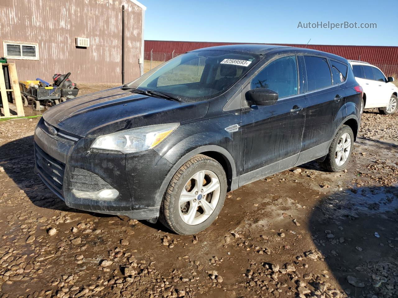 2015 Ford Escape Se Black vin: 1FMCU9G92FUA72065