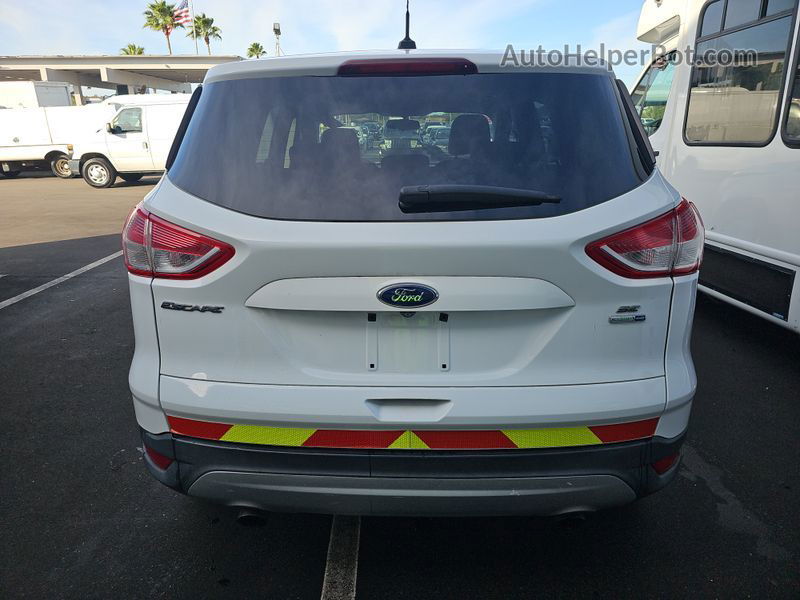 2015 Ford Escape Se White vin: 1FMCU9G92FUC00563