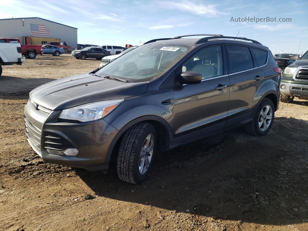 2015 Ford Escape Se Gray vin: 1FMCU9G92FUC52808