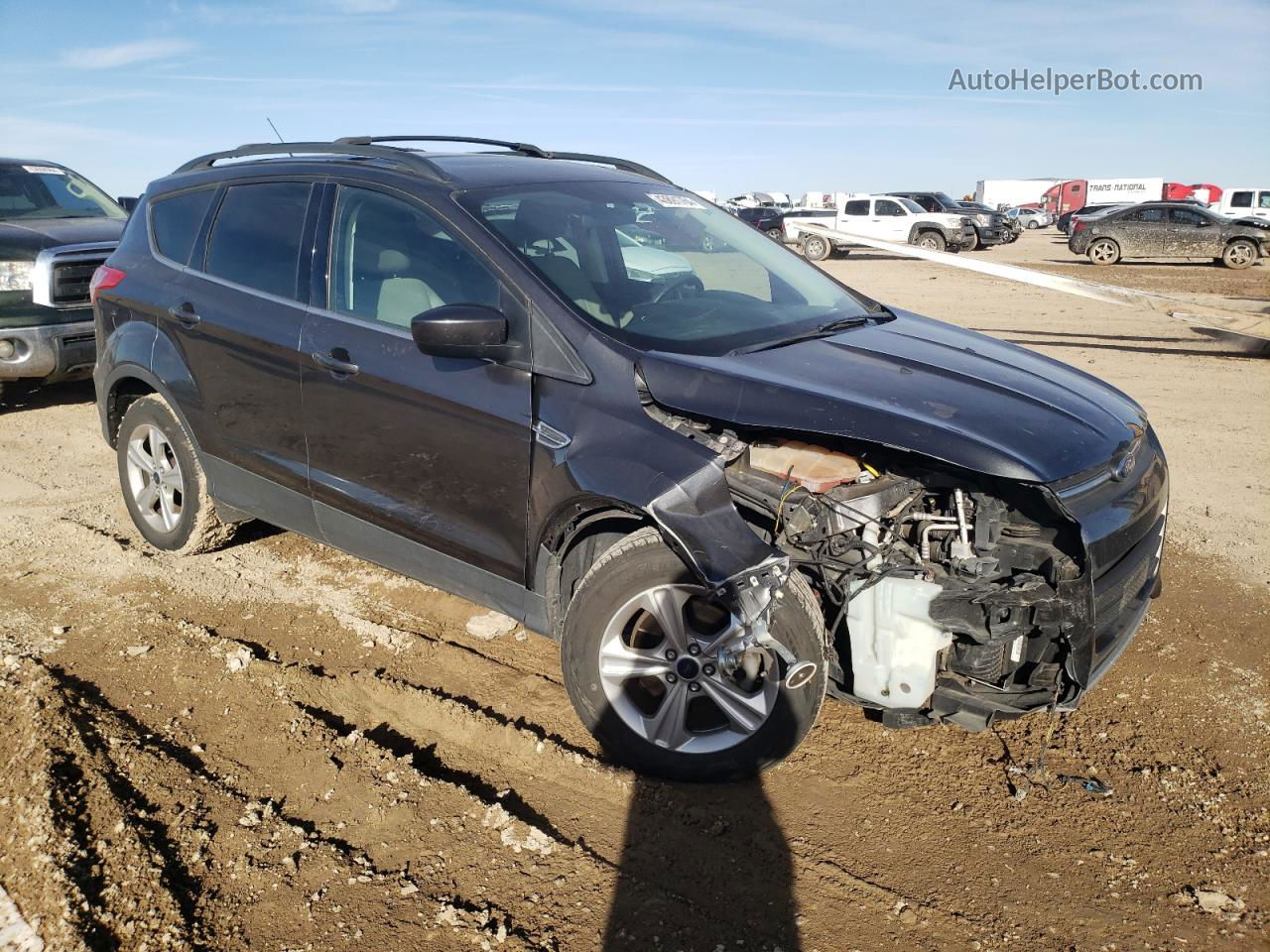 2015 Ford Escape Se Gray vin: 1FMCU9G92FUC52808