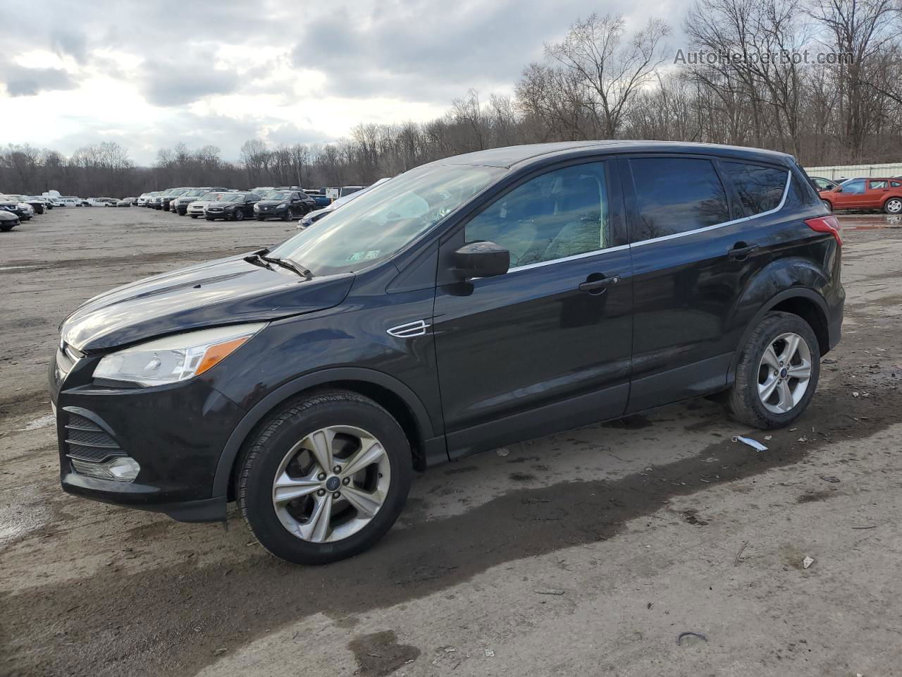 2013 Ford Escape Se Black vin: 1FMCU9G93DUA54588