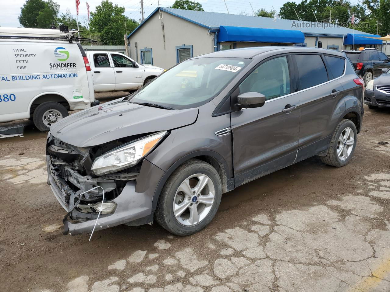 2014 Ford Escape Se Gray vin: 1FMCU9G93EUB49797