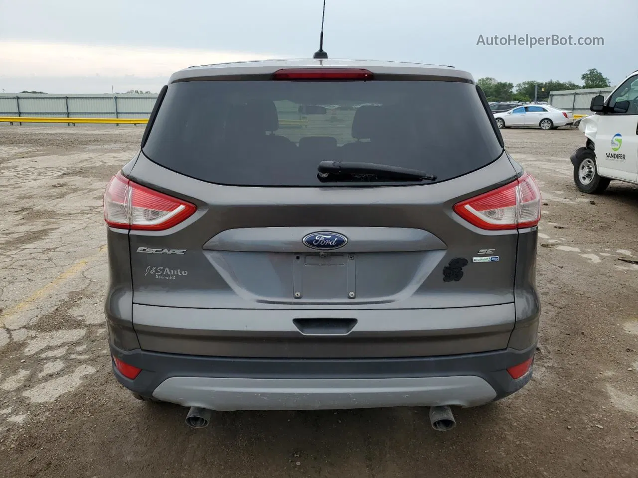 2014 Ford Escape Se Gray vin: 1FMCU9G93EUB49797