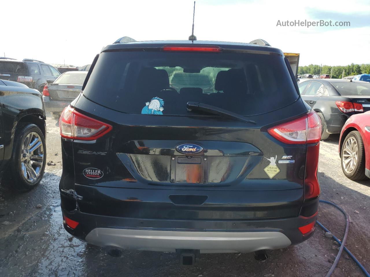 2014 Ford Escape Se Black vin: 1FMCU9G93EUC47700