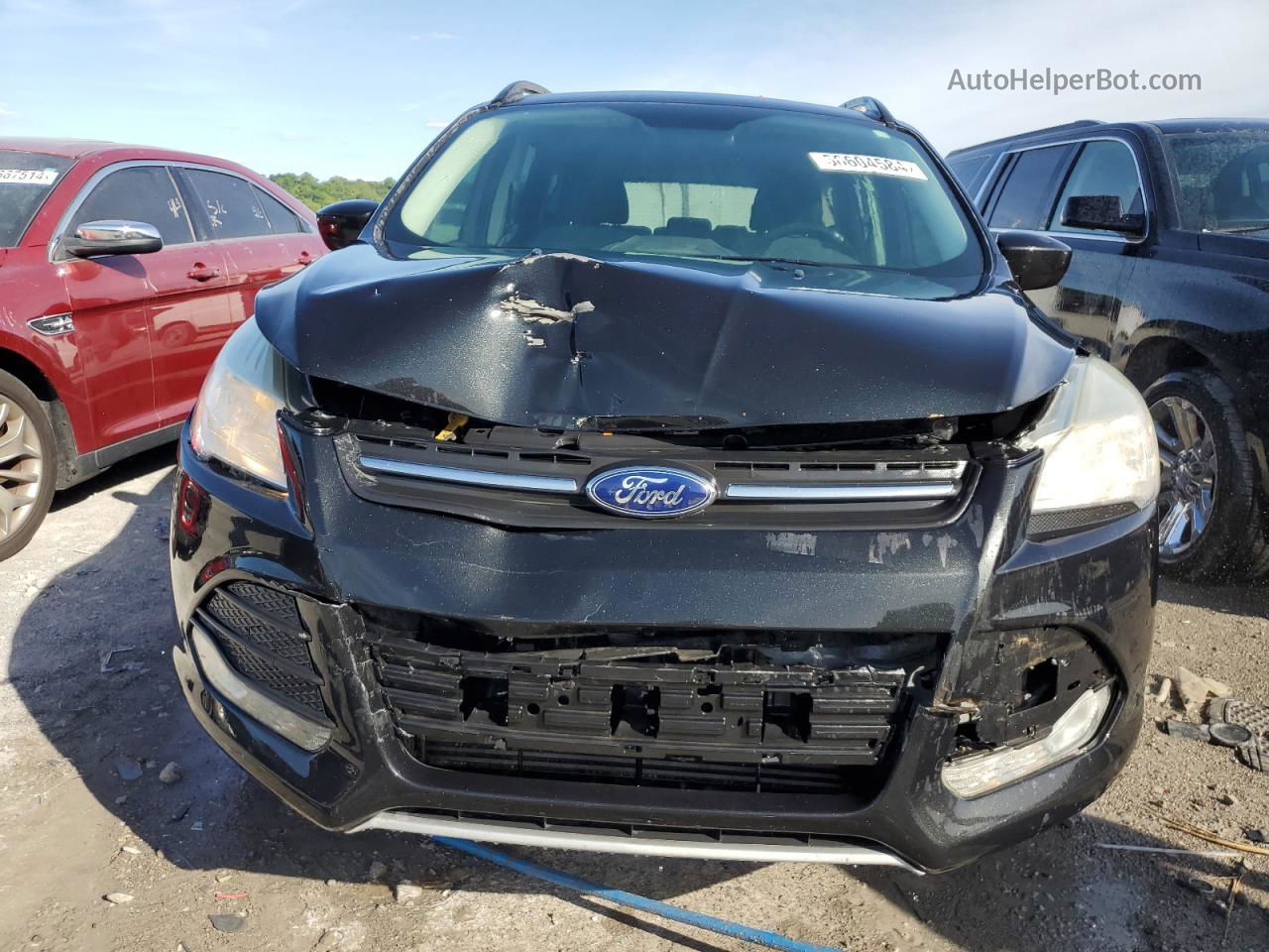 2014 Ford Escape Se Black vin: 1FMCU9G93EUC47700