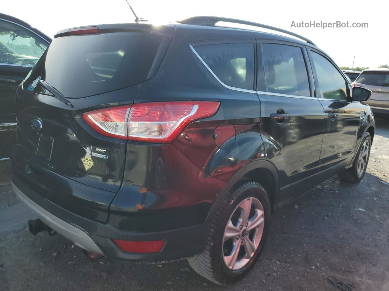 2014 Ford Escape Se Black vin: 1FMCU9G93EUC47700