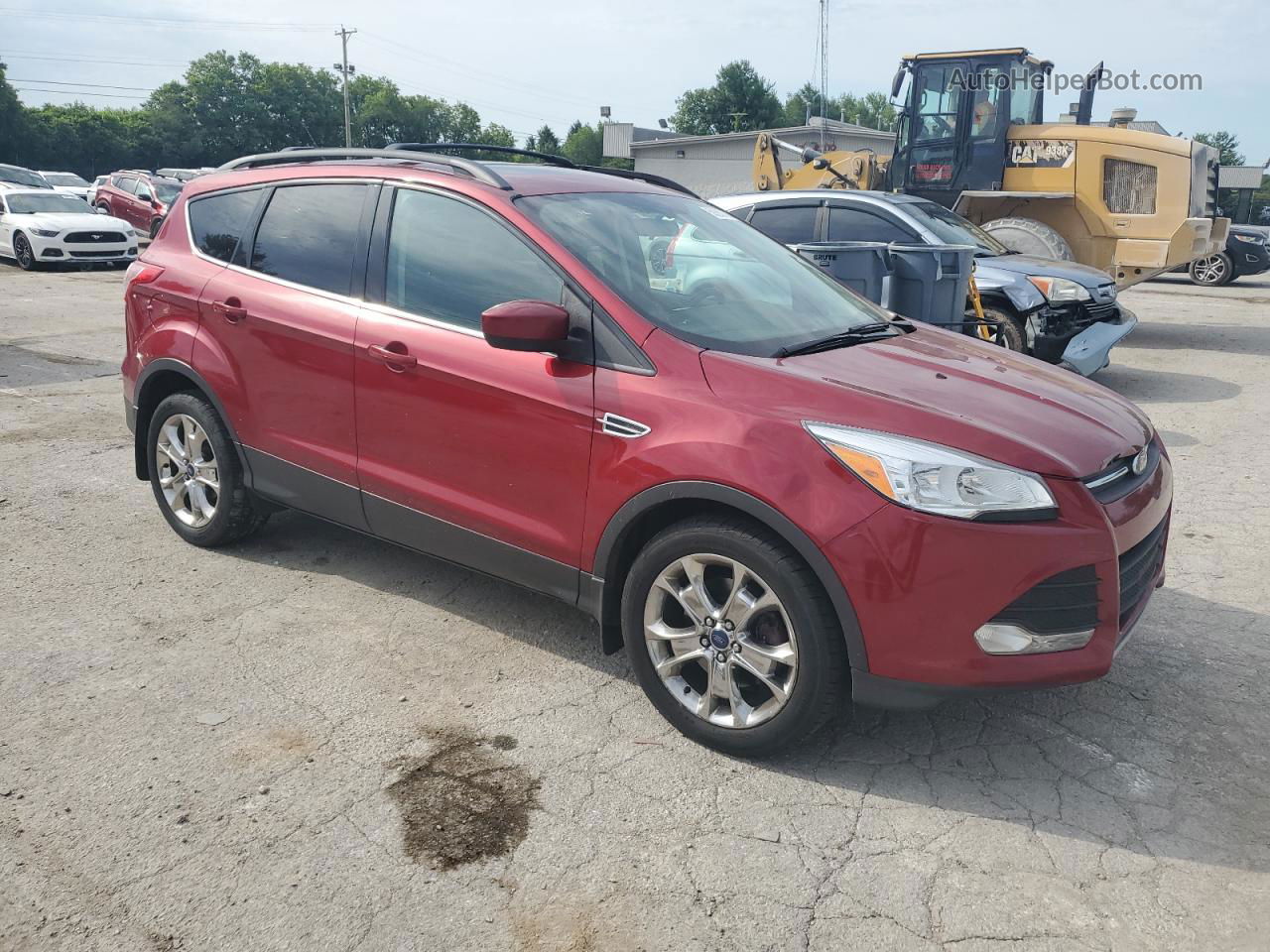 2014 Ford Escape Se Темно-бордовый vin: 1FMCU9G93EUD20225