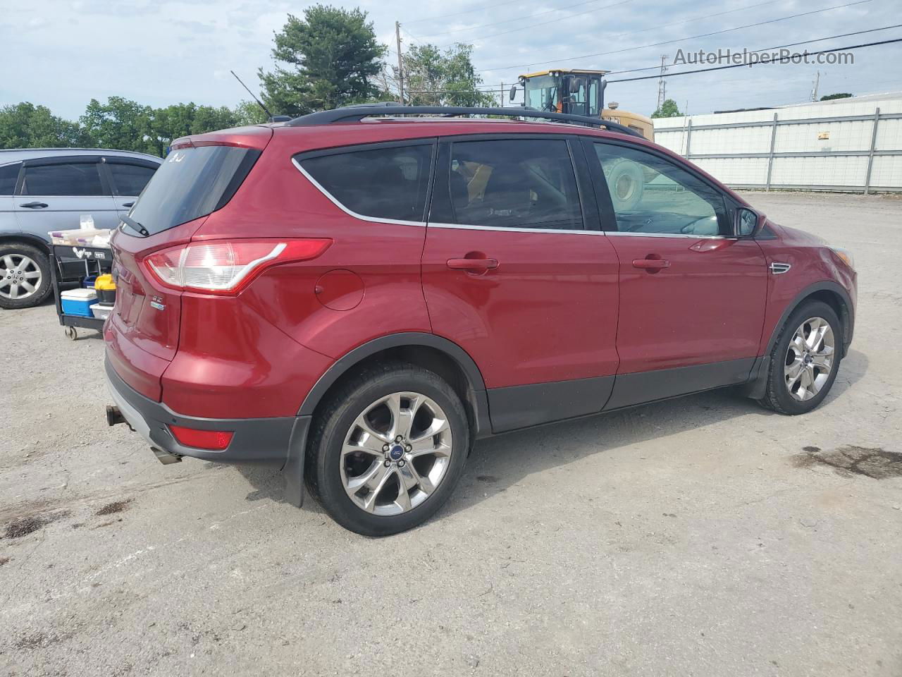 2014 Ford Escape Se Темно-бордовый vin: 1FMCU9G93EUD20225