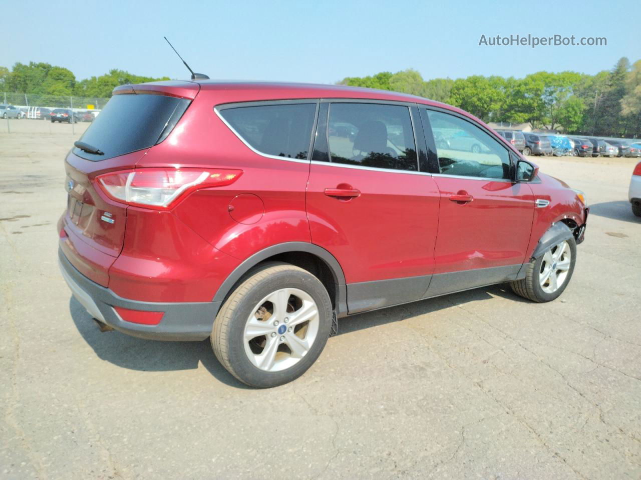 2015 Ford Escape Se Red vin: 1FMCU9G93FUA11145