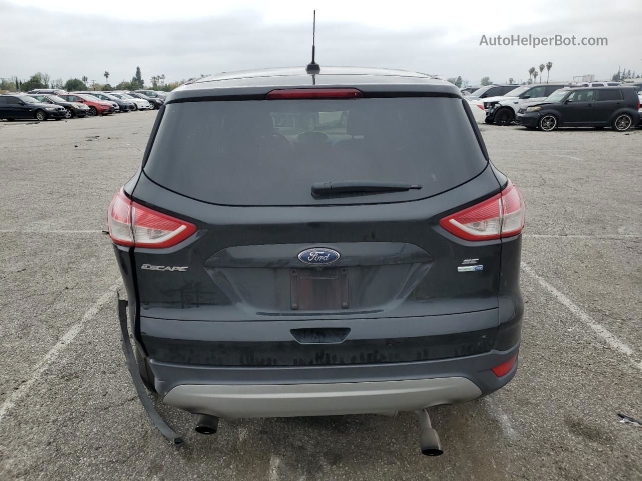 2015 Ford Escape Se Black vin: 1FMCU9G93FUA93393