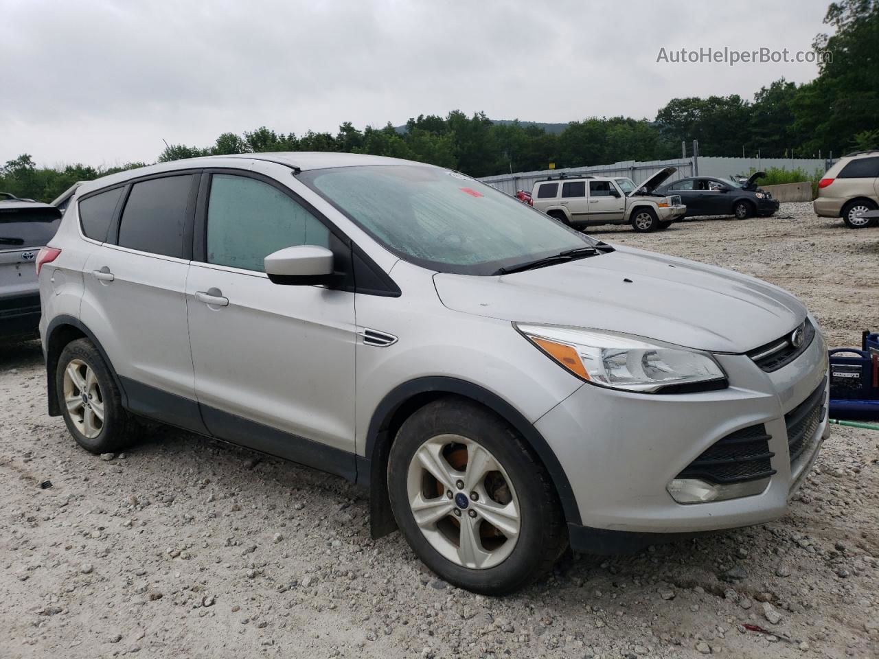 2015 Ford Escape Se Silver vin: 1FMCU9G93FUC44779