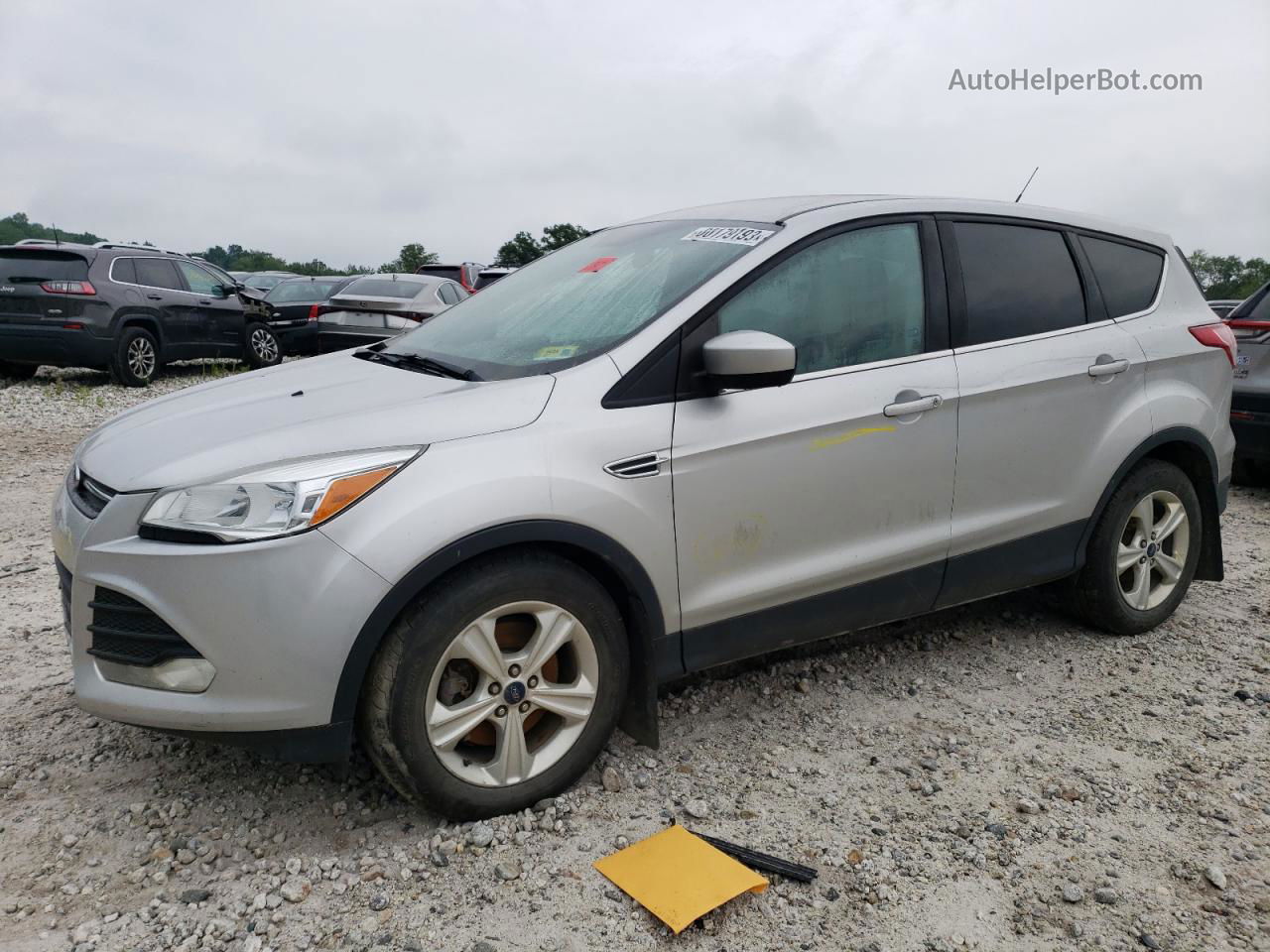 2015 Ford Escape Se Silver vin: 1FMCU9G93FUC44779