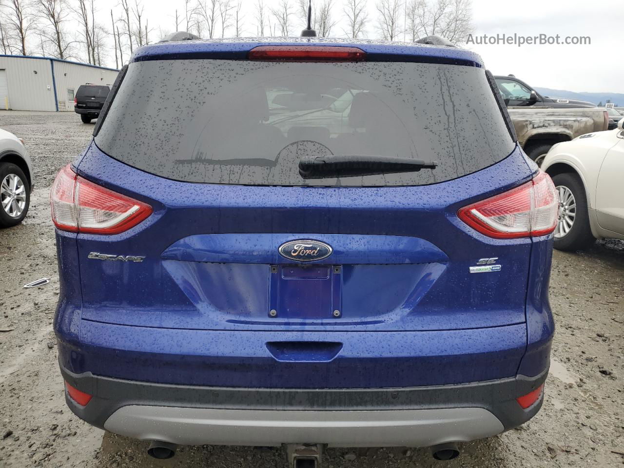 2015 Ford Escape Se Blue vin: 1FMCU9G93FUC89642