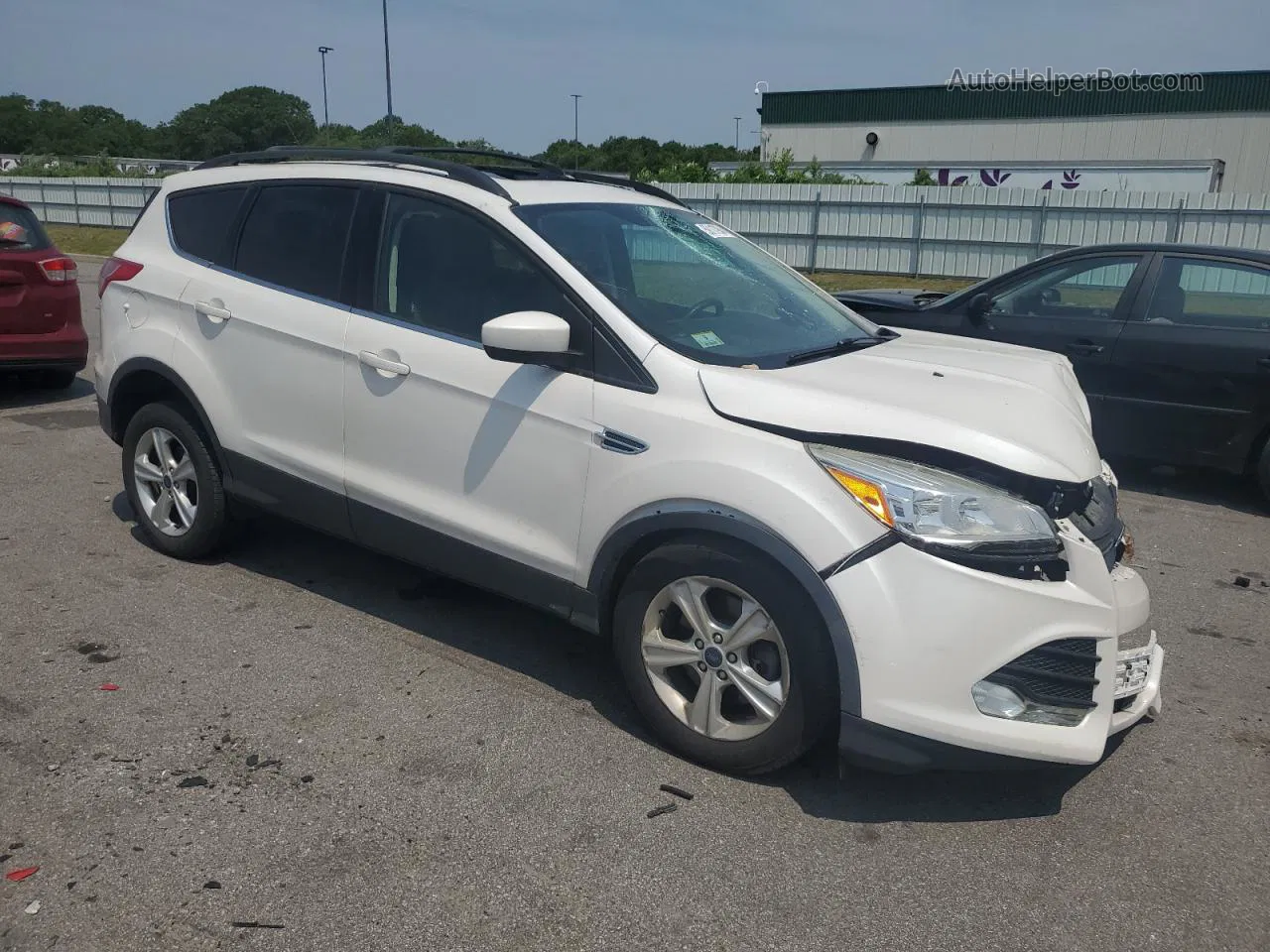 2016 Ford Escape Se White vin: 1FMCU9G93GUA25208