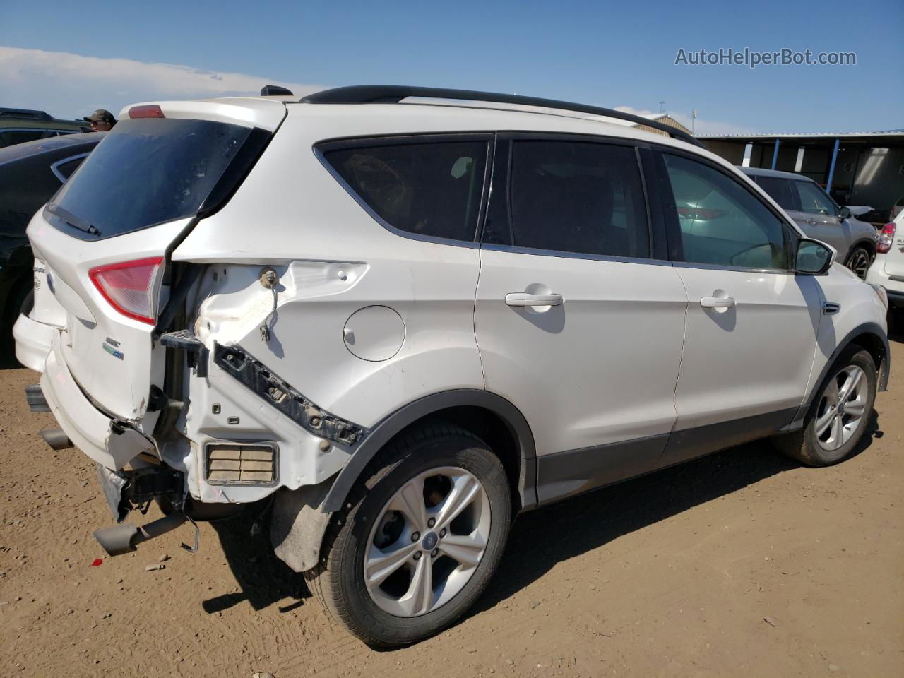 2016 Ford Escape Se White vin: 1FMCU9G93GUB15359