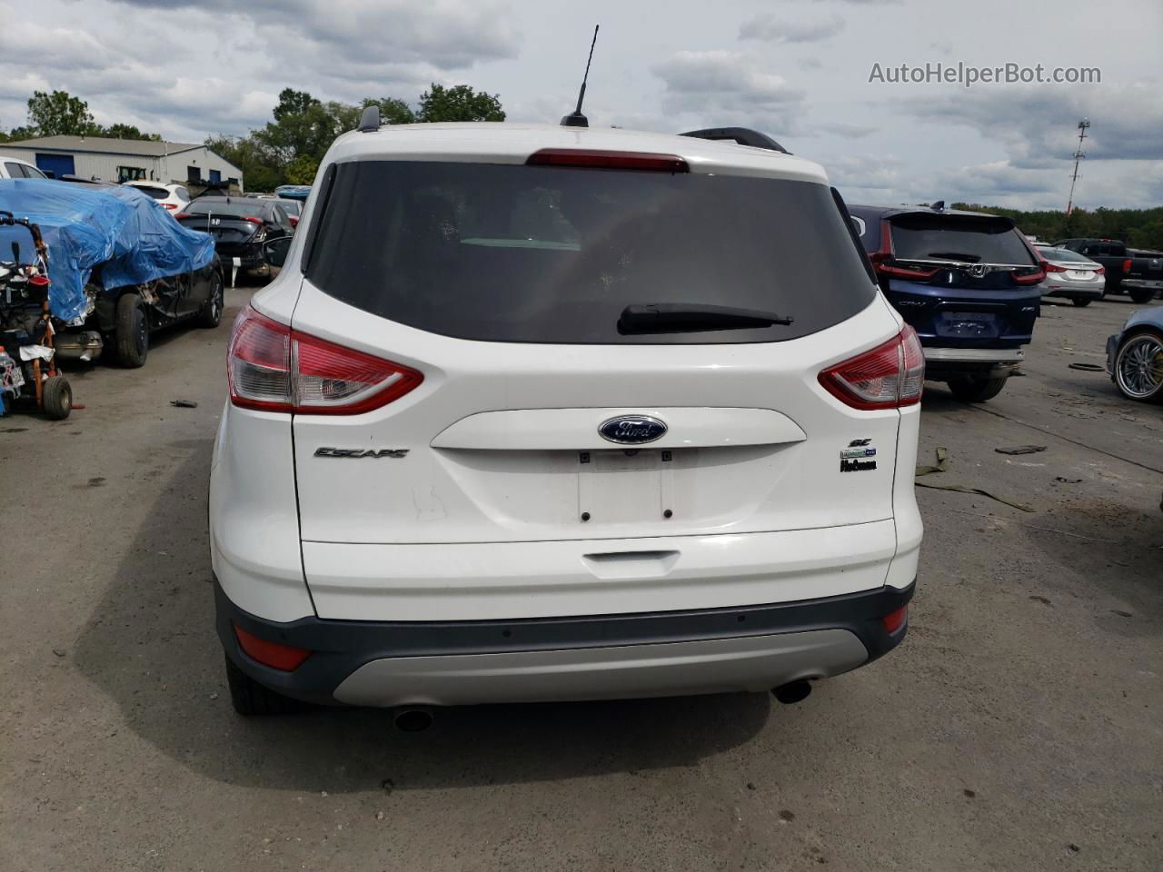 2016 Ford Escape Se White vin: 1FMCU9G93GUB42898