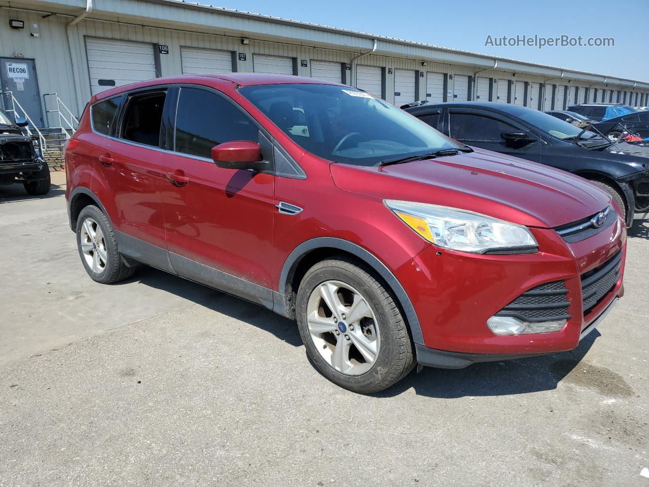 2016 Ford Escape Se Maroon vin: 1FMCU9G93GUB69129