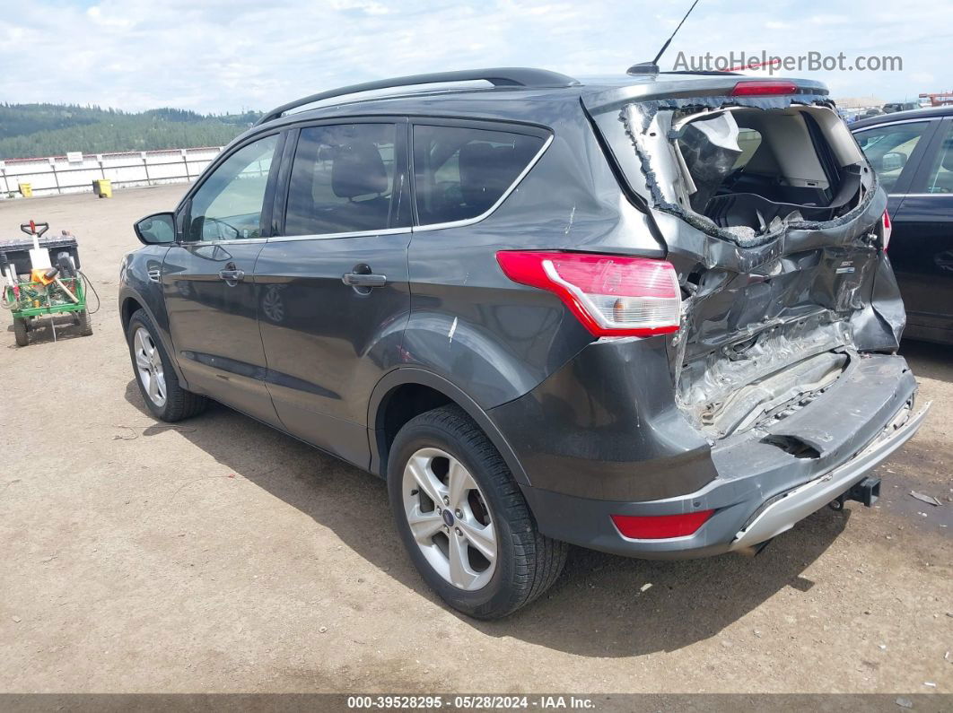 2016 Ford Escape Se Gray vin: 1FMCU9G93GUC60739