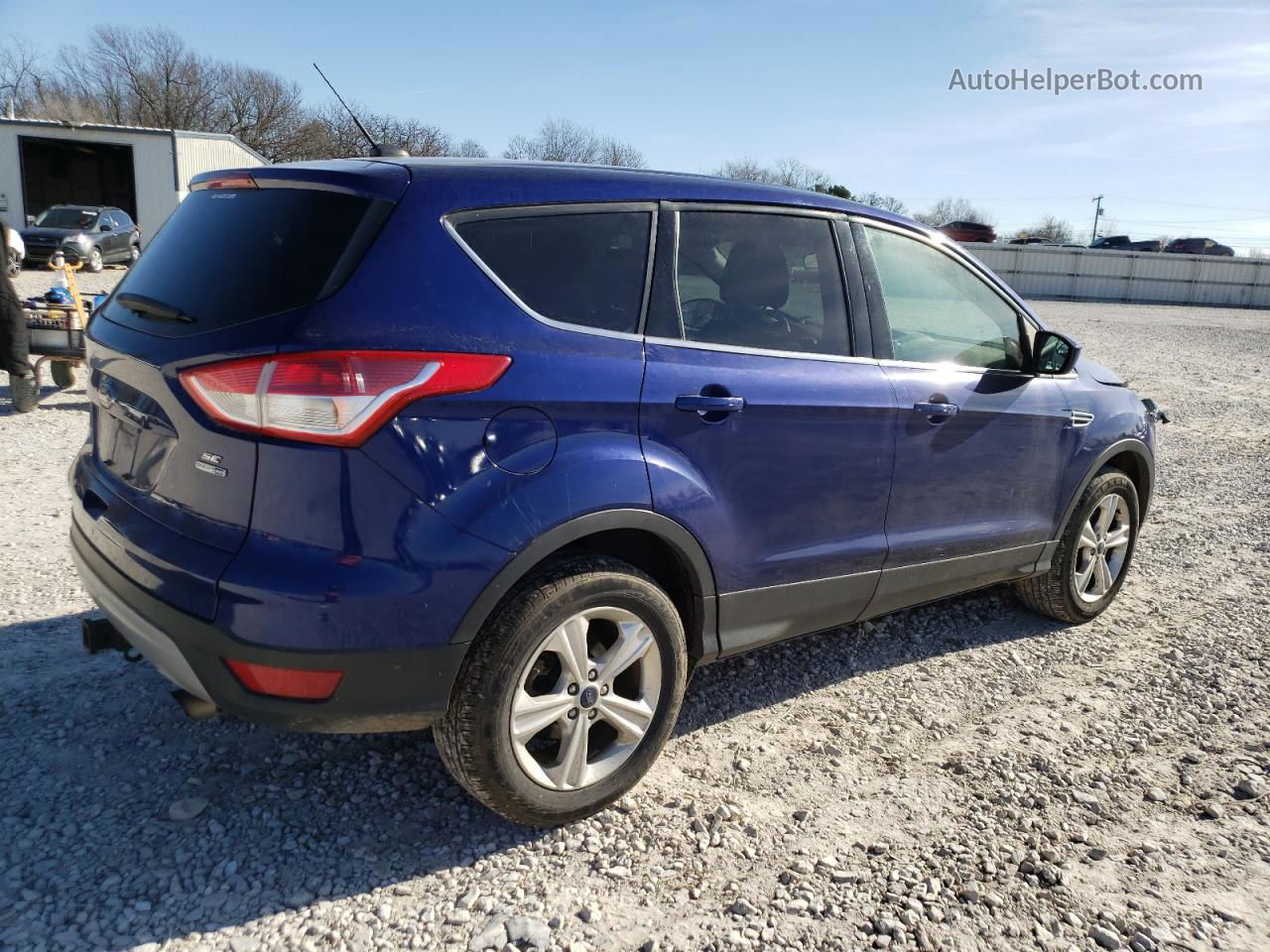 2016 Ford Escape Se Синий vin: 1FMCU9G93GUC88654