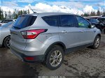 2017 Ford Escape Se Silver vin: 1FMCU9G93HUB08381