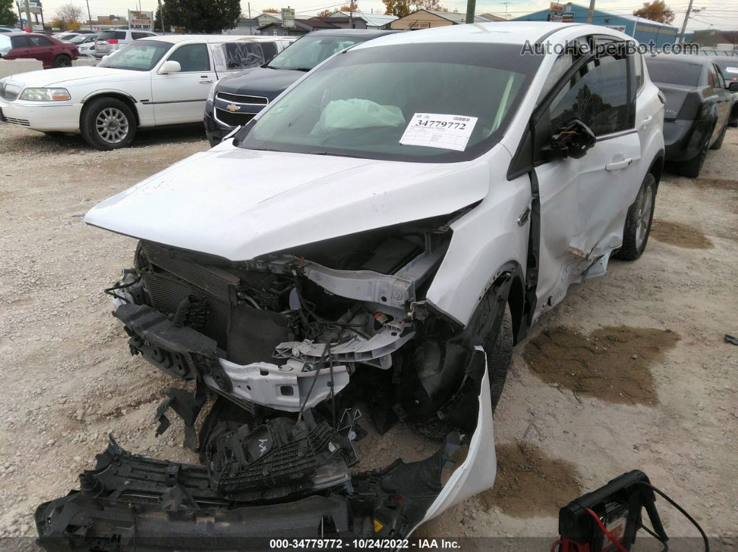 2019 Ford Escape Se White vin: 1FMCU9G93KUC08441