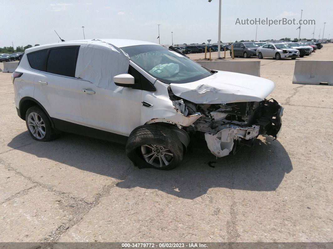 2019 Ford Escape Se White vin: 1FMCU9G93KUC08441