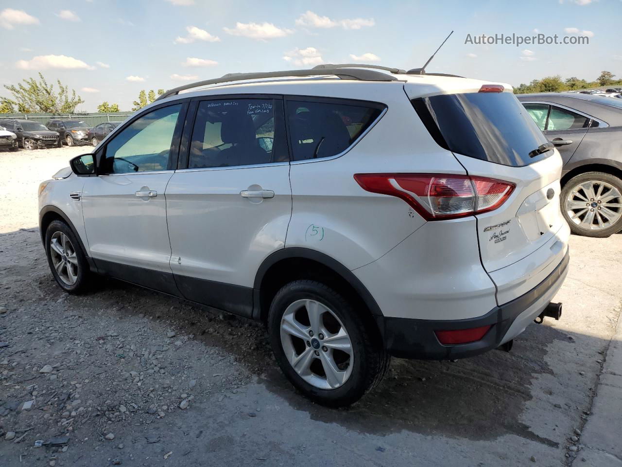 2013 Ford Escape Se Белый vin: 1FMCU9G94DUC14509