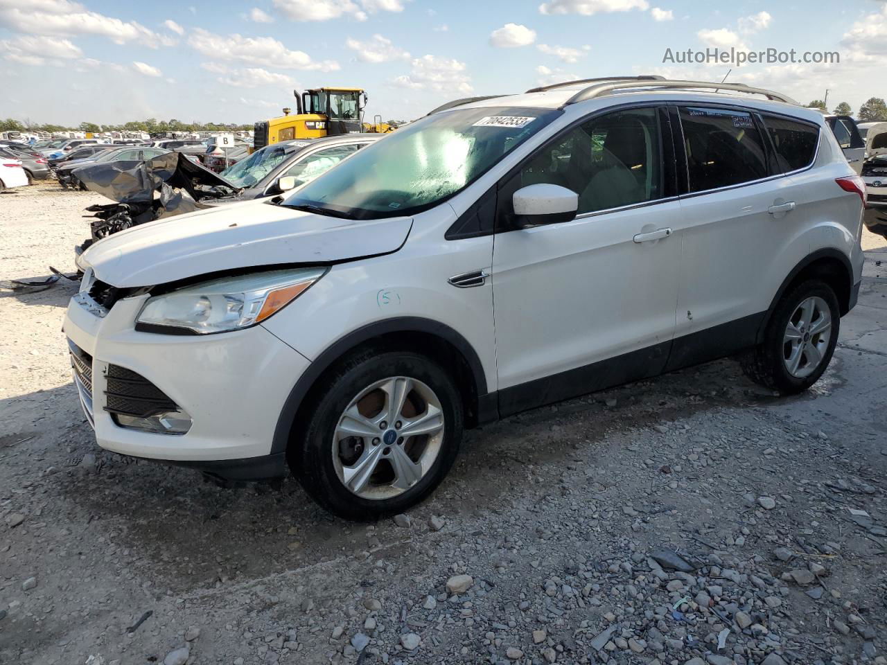 2013 Ford Escape Se Белый vin: 1FMCU9G94DUC14509