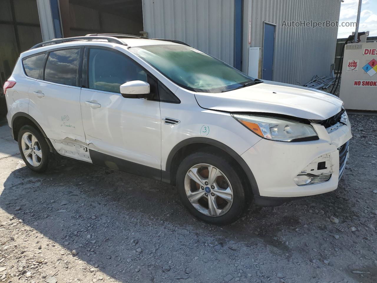 2013 Ford Escape Se Белый vin: 1FMCU9G94DUC14509