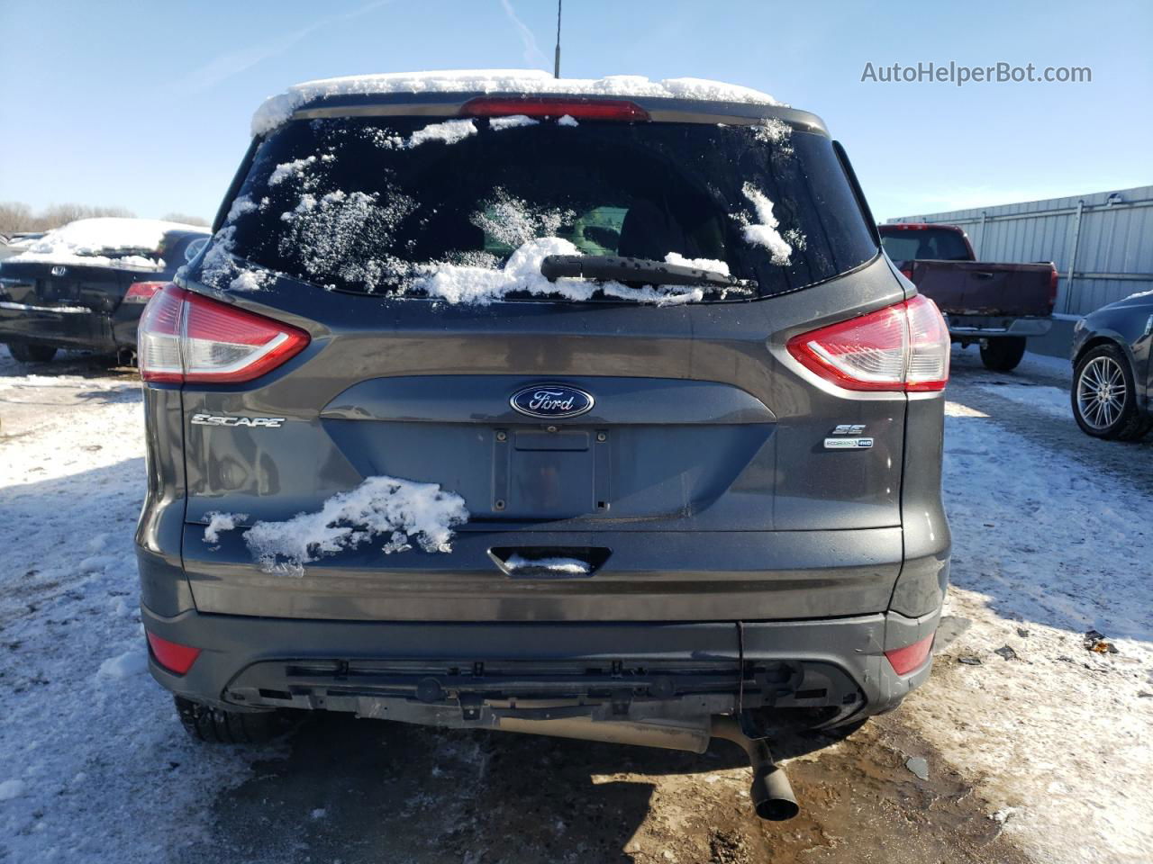 2015 Ford Escape Se Угольный vin: 1FMCU9G94FUA26267