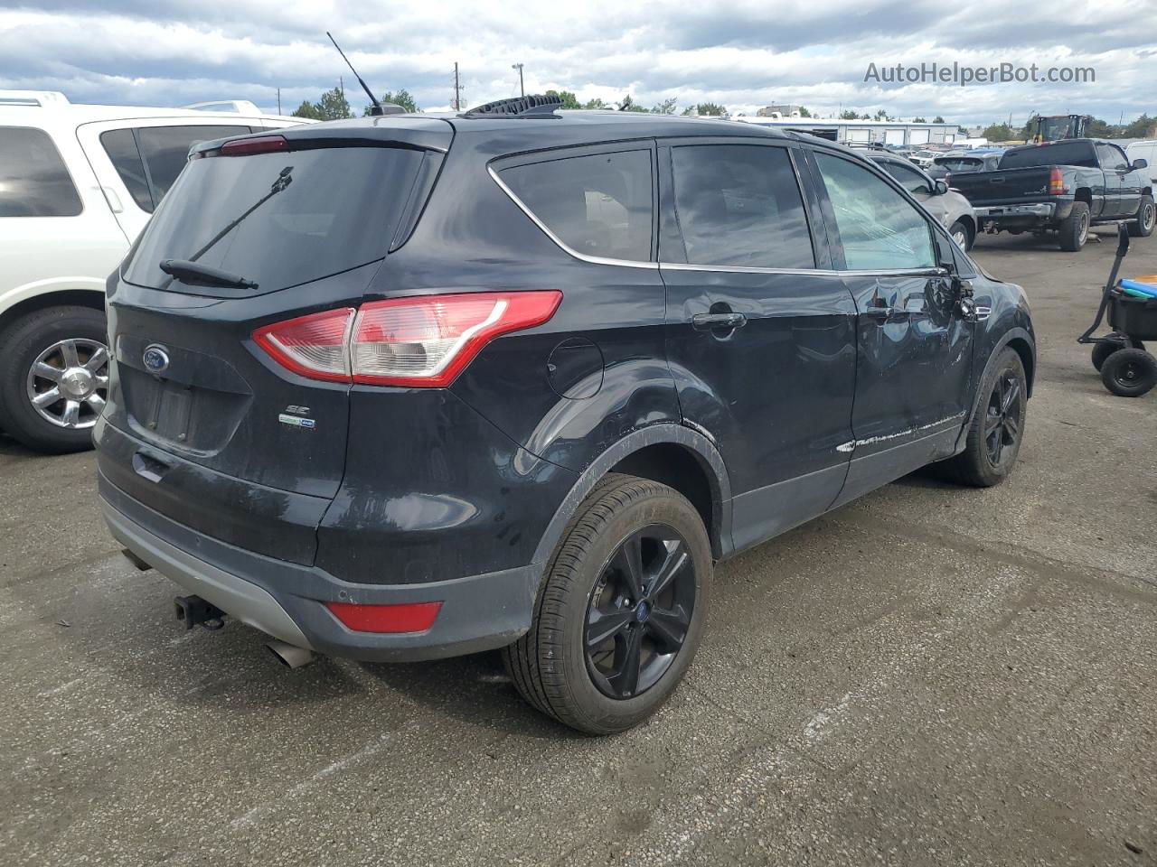 2016 Ford Escape Se Black vin: 1FMCU9G94GUA21393