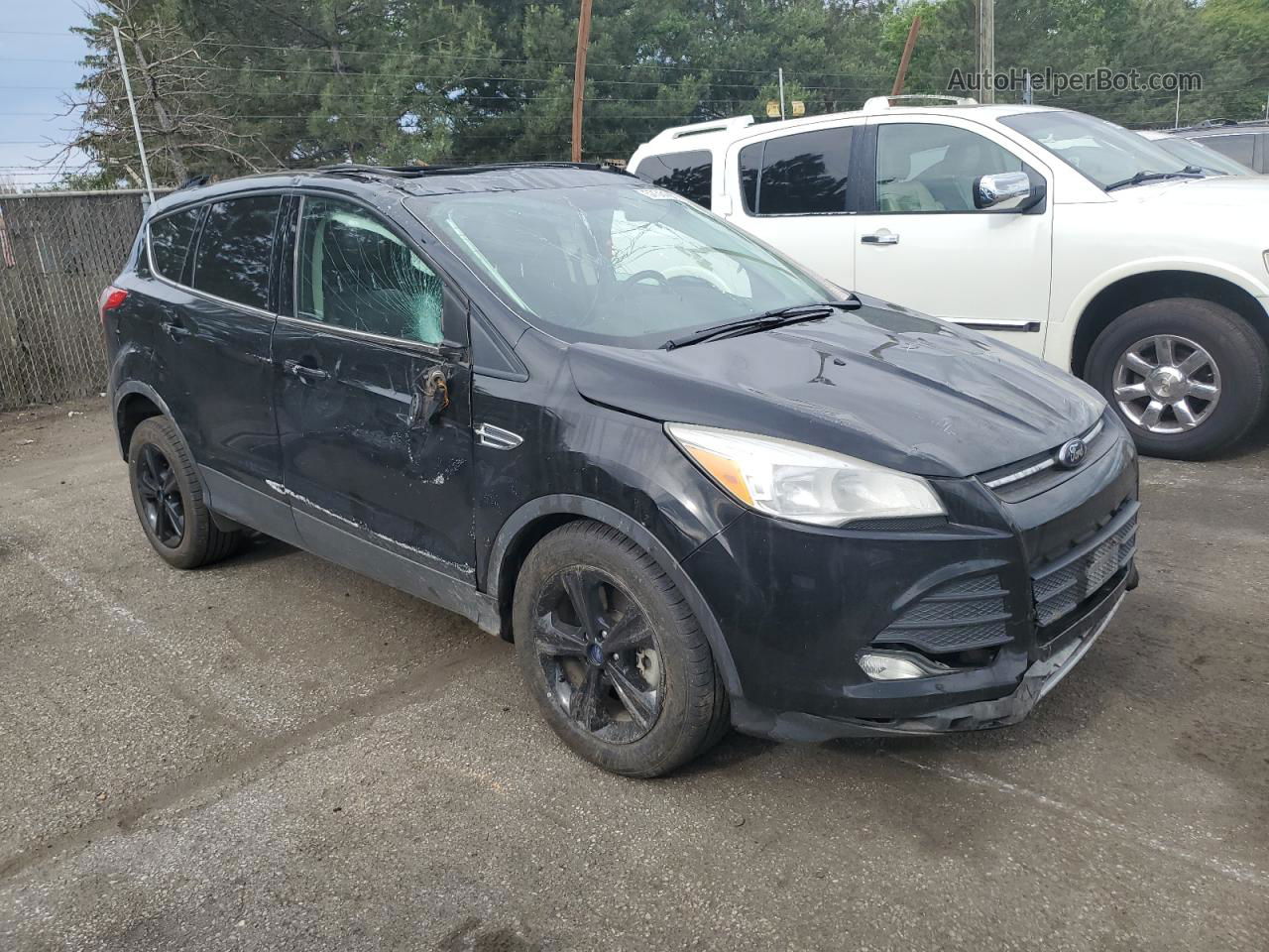 2016 Ford Escape Se Black vin: 1FMCU9G94GUA21393