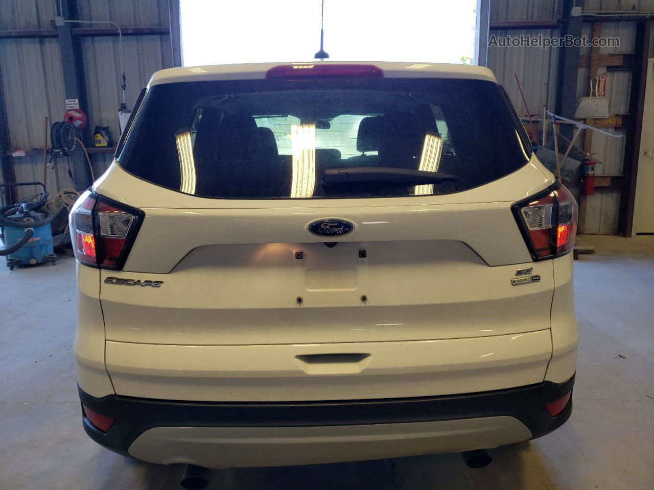 2017 Ford Escape Se White vin: 1FMCU9G94HUC97266