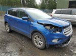 2017 Ford Escape Se Синий vin: 1FMCU9G94HUD67008