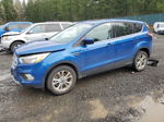 2017 Ford Escape Se Blue vin: 1FMCU9G94HUD67008