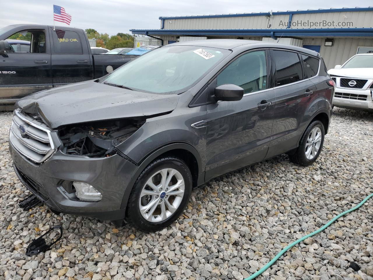 2017 Ford Escape Se Gray vin: 1FMCU9G94HUD97321