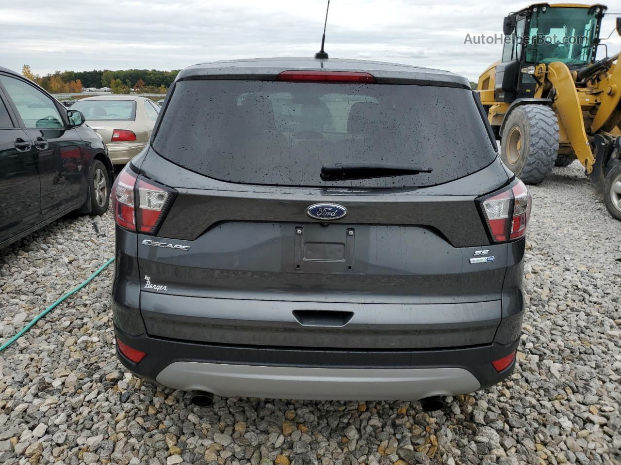 2017 Ford Escape Se Gray vin: 1FMCU9G94HUD97321