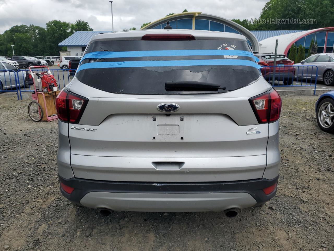 2019 Ford Escape Se Серебряный vin: 1FMCU9G94KUC08402