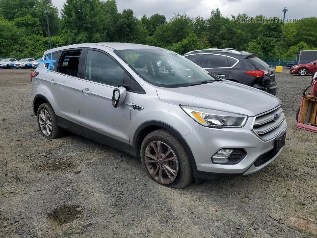 2019 Ford Escape Se Серебряный vin: 1FMCU9G94KUC08402