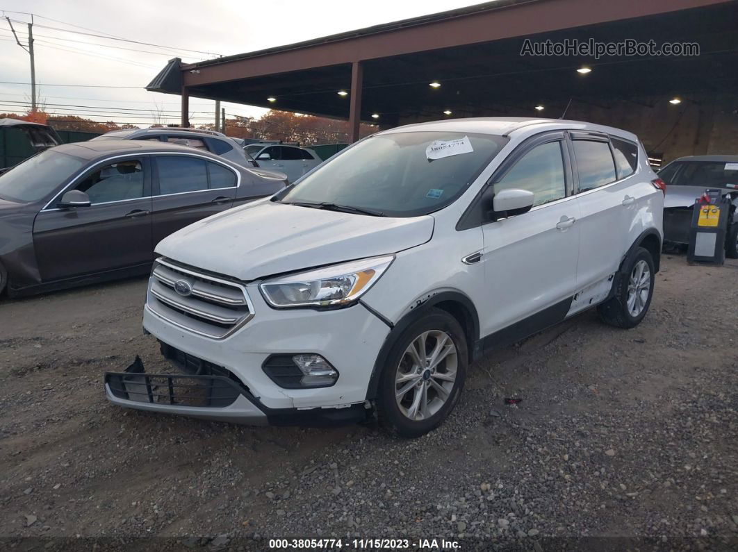 2019 Ford Escape Se White vin: 1FMCU9G94KUC08545