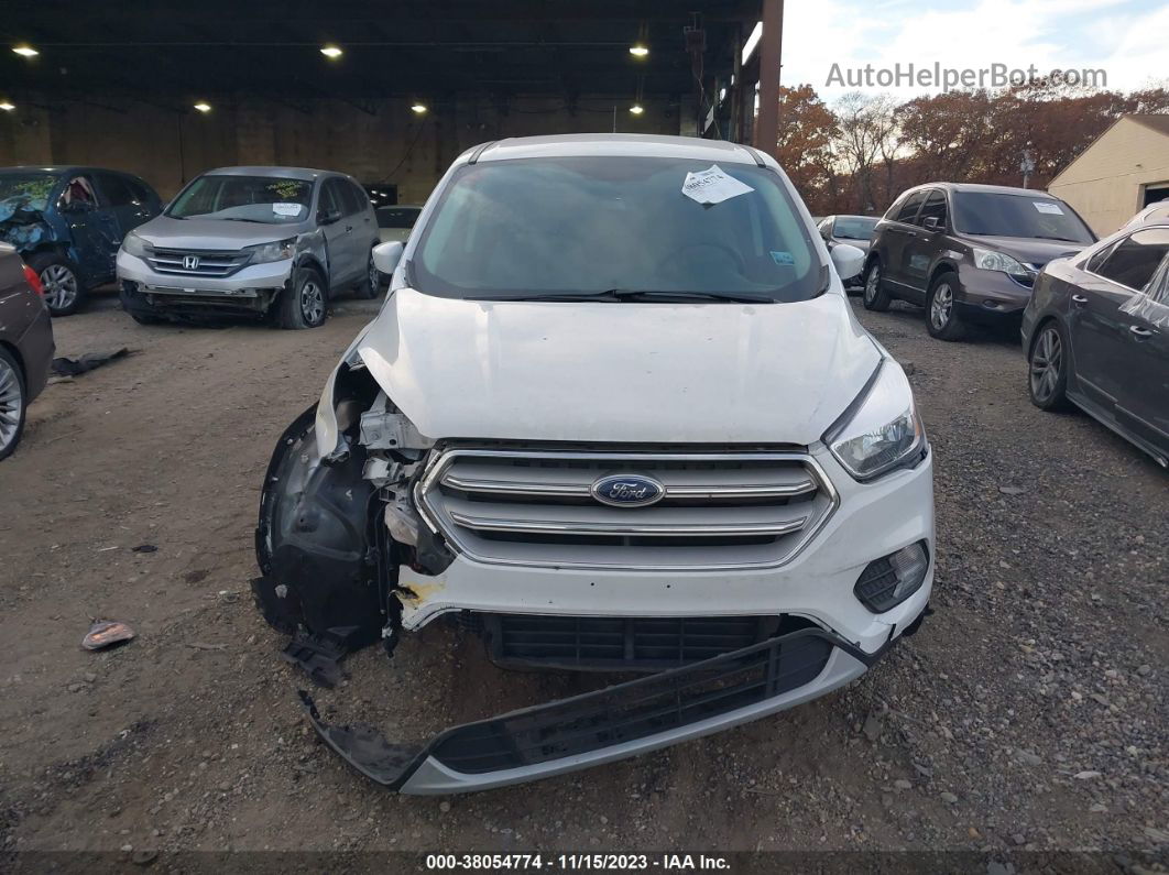 2019 Ford Escape Se White vin: 1FMCU9G94KUC08545