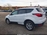 2019 Ford Escape Se White vin: 1FMCU9G94KUC08545