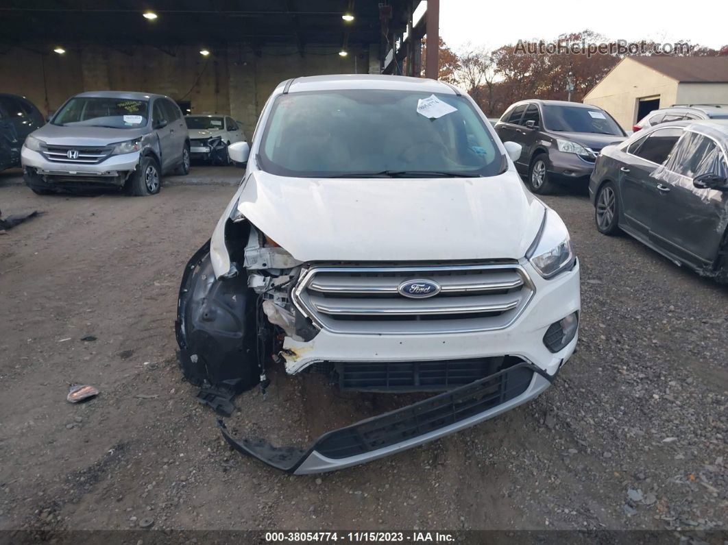 2019 Ford Escape Se White vin: 1FMCU9G94KUC08545