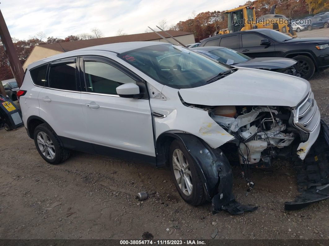 2019 Ford Escape Se White vin: 1FMCU9G94KUC08545