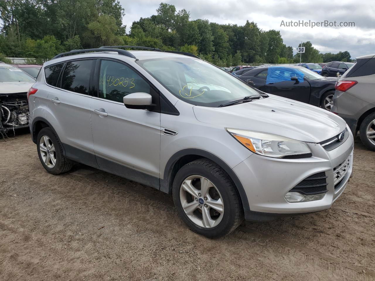 2013 Ford Escape Se Silver vin: 1FMCU9G95DUB73078