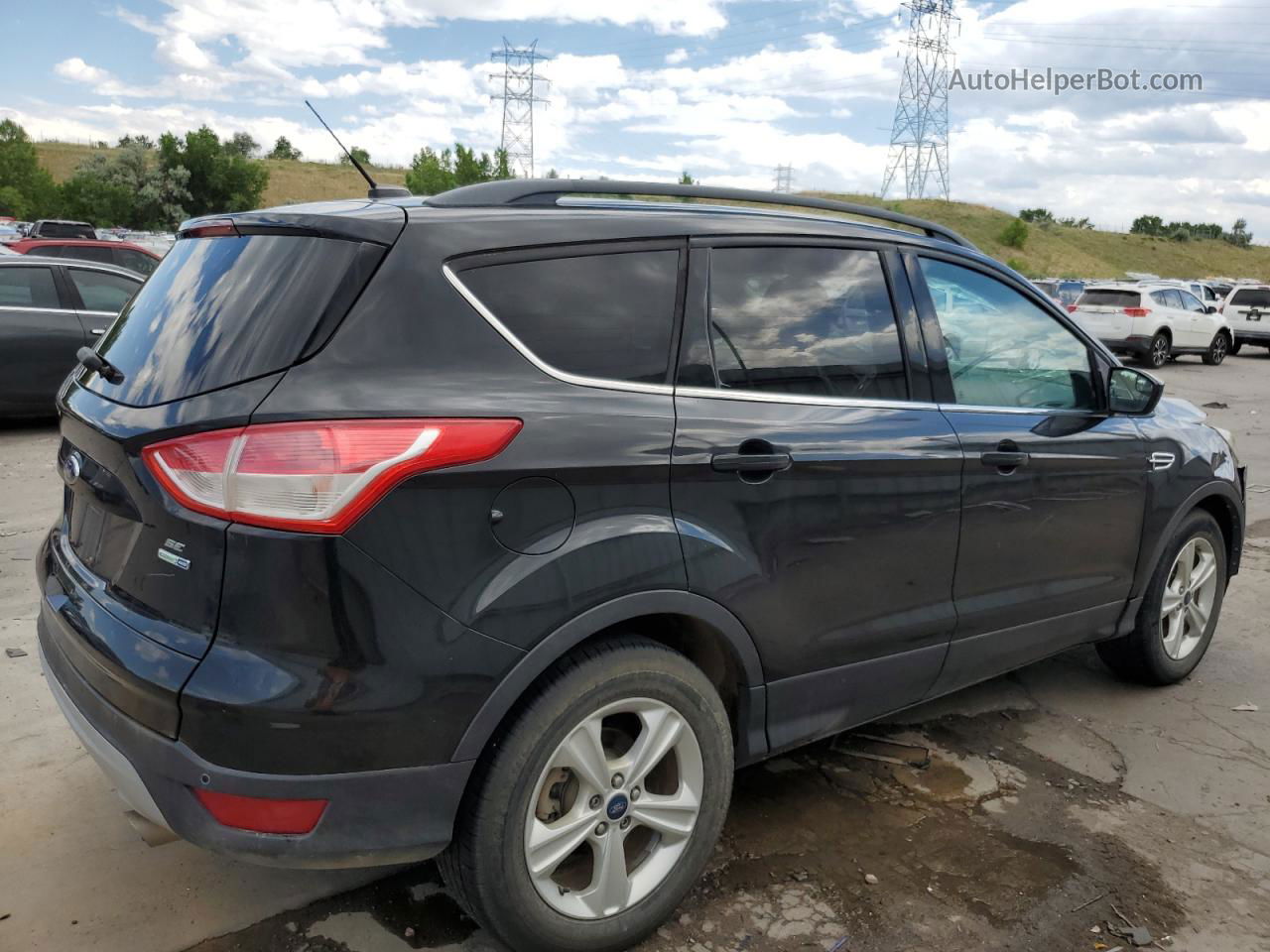 2021 Ford Escape Se Черный vin: 1FMCU9G95EUC44992