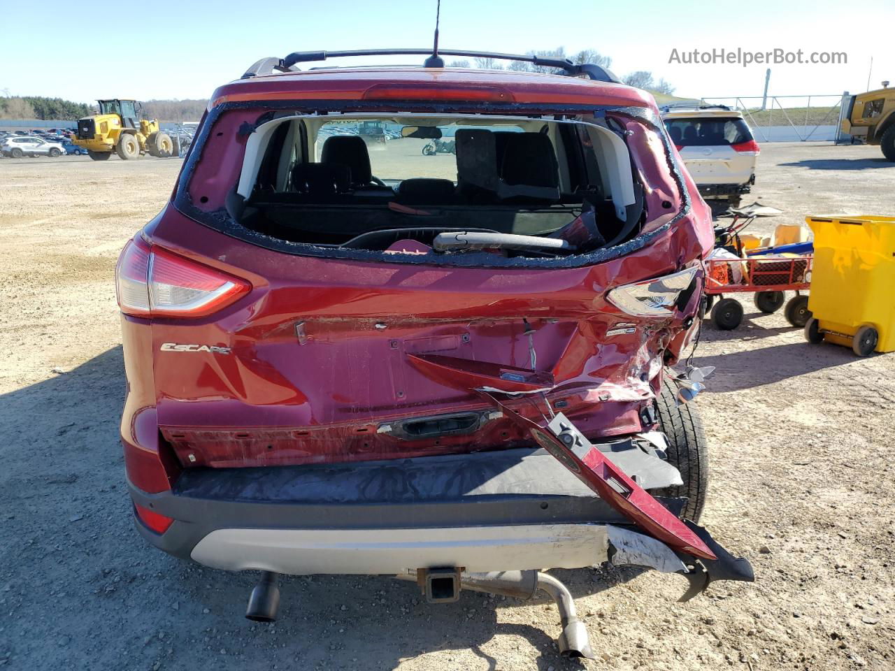 2014 Ford Escape Se Red vin: 1FMCU9G95EUC47715