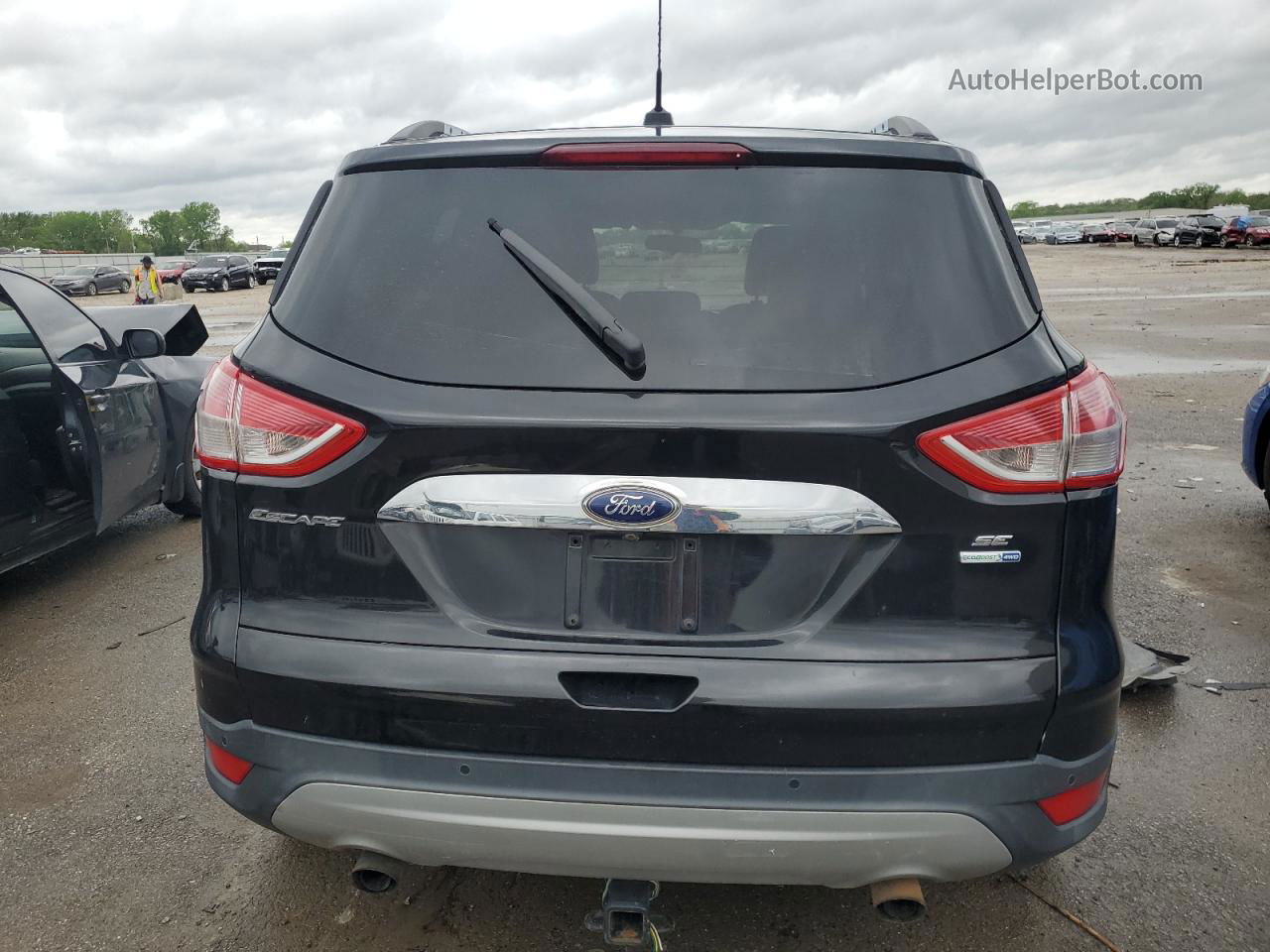 2015 Ford Escape Se Black vin: 1FMCU9G95FUB72158