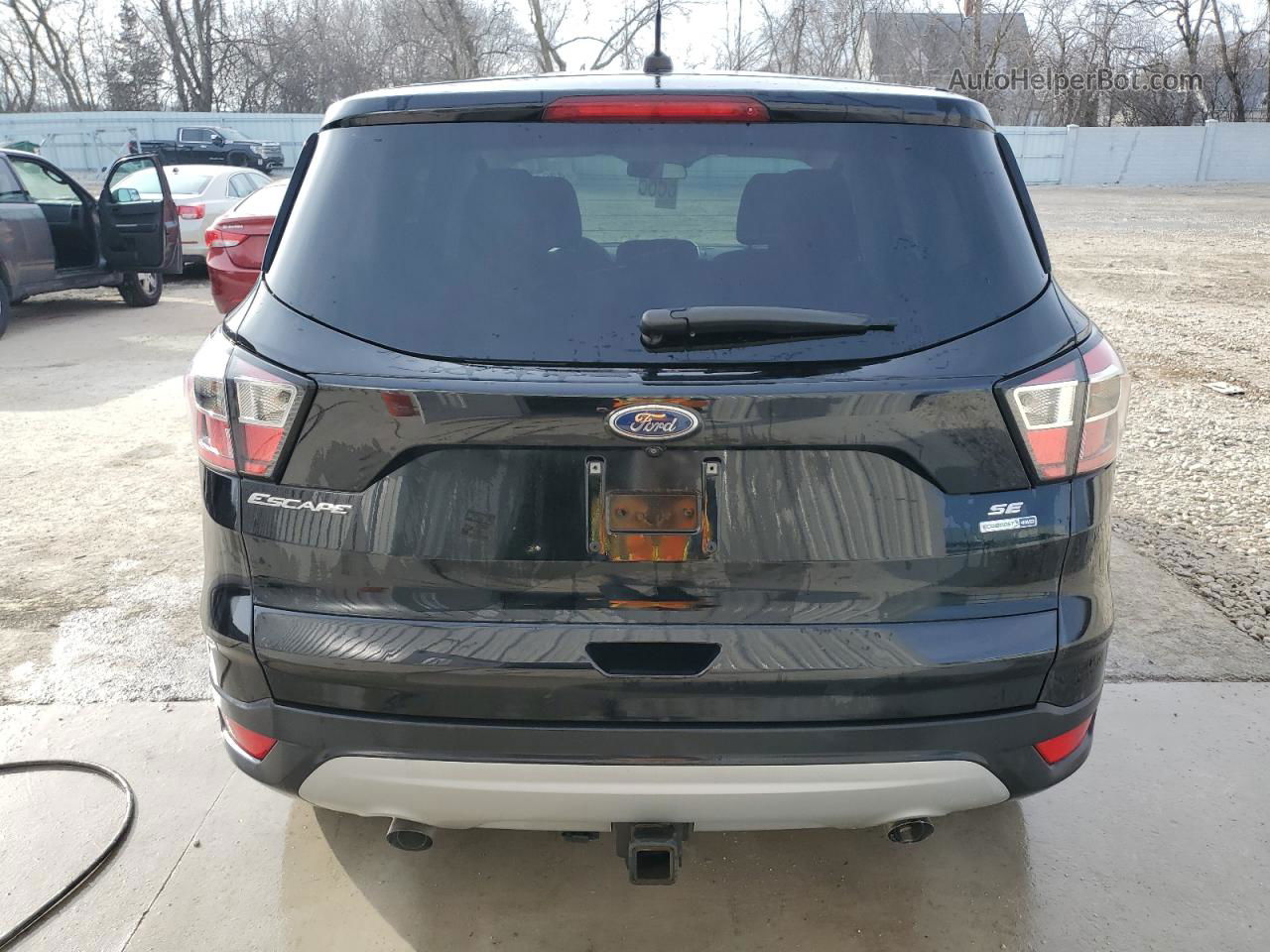 2017 Ford Escape Se Black vin: 1FMCU9G95HUC20132