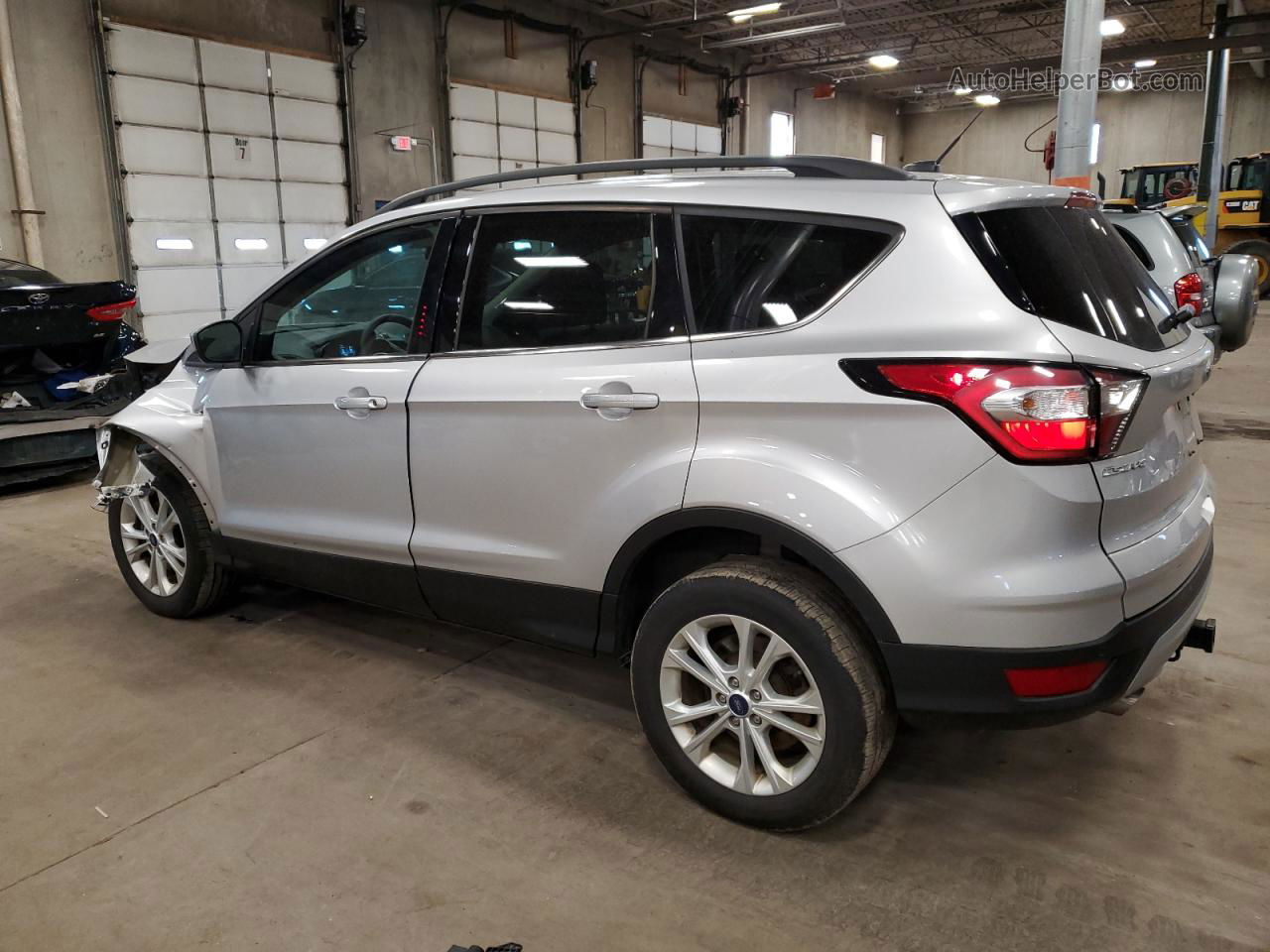 2017 Ford Escape Se Silver vin: 1FMCU9G95HUD41811